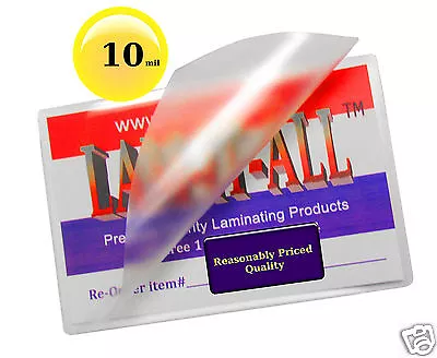 500/pack LAM-IT-All Hot Laminating Pouches 10 Mil IBM Card Size 2-5/16 X 3-1/4 • $41.90