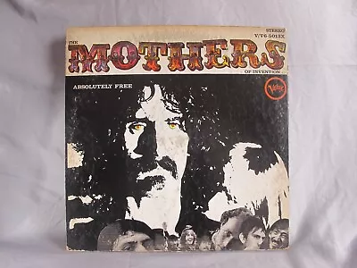 The Mothers Of Invention : Absolutely Free 1967 Rock LP Vinyl Record V6-5013 F/P • $14.99