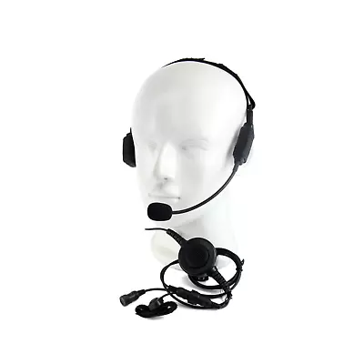 Military Bone Conduction Tactical Headphone Headset For Motorola GP88 GP300 GP68 • $85.59