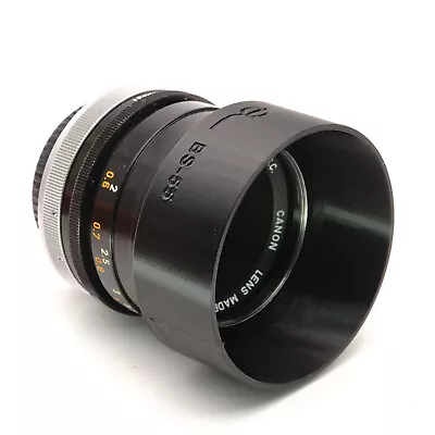 Snap Out BS-55 Lens Hood Headlight Bezel For Canon FD 50mm F/1.4 F/1.8 • £16.41