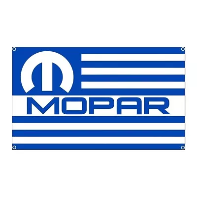 Mopar Flag Banner 3ft X 5ft Dodge Jeep Ram Usa Us America • $13.89