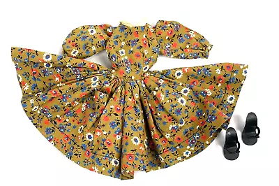 Vintage Doll Dress & Shoes Vogue Jill Miss Nancy Ann Fashion Little Miss Revlon • $35