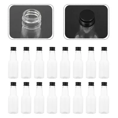  20Pcs Mini Wine Bottles Small Liquor Bottles Reusable Plastic Empty Spirit • £11.59