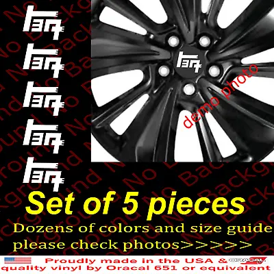 Set Of 5pc Vintage TEQ Wheel Center Cap Vinyl Die Cut Decals For Toyota 86 TY008 • $12.99