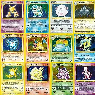 $2.99 • Buy 1999 Pokemon Base Set: Choose Your Card! Vintage WoTC! All Good Condition!