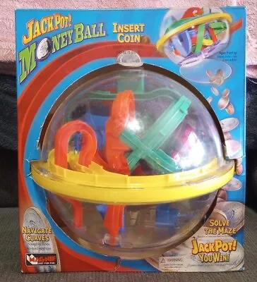 Brand New & Sealed Jackpot Money Ball Coin Maze Bank Brain Teaser Puzzle Game • $29.99