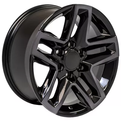 $950 • Buy (4) New Four 22'' 22x9 Chevy Trail Boss Z71 Replica 5 Lug Gloss Black Wheel Rim
