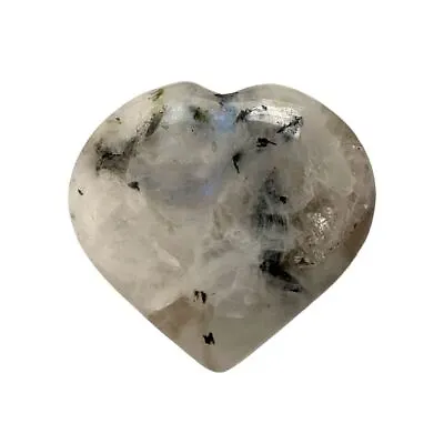 Mini Crystal Heart 2-3cm Rainbow Moonstone • £2.95