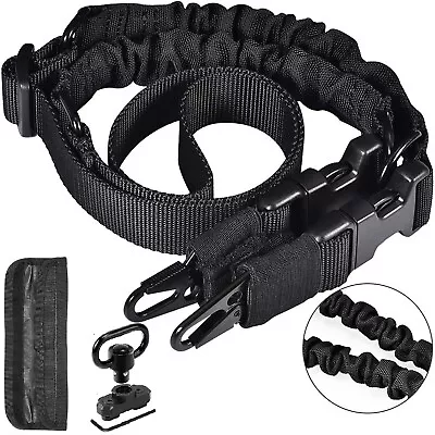 Tactical 2 Point Sling QD Swivel Adjustable Rifle Gun Sling Strap W/ MLOK Swivel • $9.88