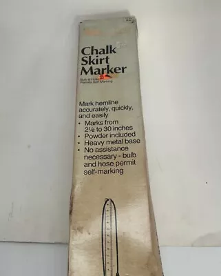 Vintage Dritz Chalk Skirt Marker 1983 Complete Made USA New Never Used W/ Box • $25