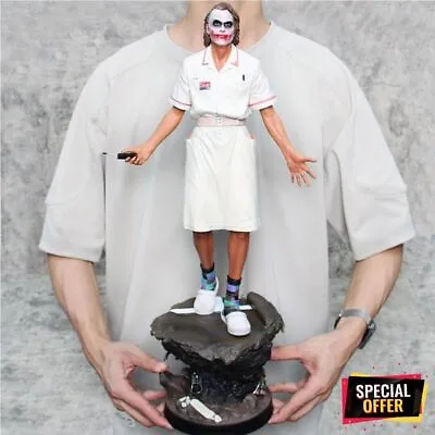 Dark Knight Joker Nurse Suit Film Scene Model GK Statue 21in Collectible Figure • £87.47