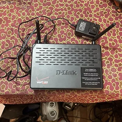 Verizon D-Link Model DSL-2750B Verizon Wodem / Router Used • $10