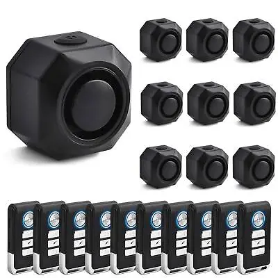 10PCS Bicycle Bike Anti Theft Vibration Alarm Waterproof USB Rechargeable Remote • $199.95