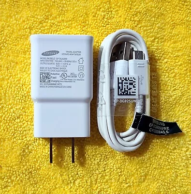 NEW! Samsung EP-TA20JWE Adaptive Fast Wall Charger + 3ft 9in Micro-USB Cable • $5.99