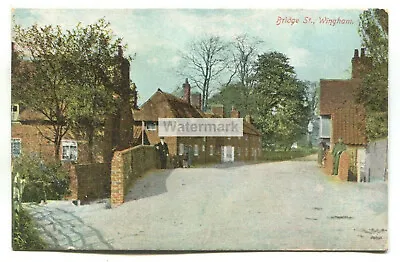 £2.99 • Buy Wingham, Bridge Street - Old Kent Postcard Published By J G Charlton, Canterbury