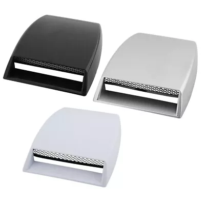 Universal Car Roof Decorate 3D Air Flow Intake Hood Scoop Vent Bonnet Cover • $12.78