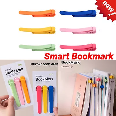 Smart BookmarkSilicone Book MarkBook Accessories For Reading Lovers Gifts • £2.75