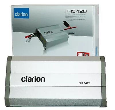 Clarion XR5420 Class D 400W RMS 4-Channel Motorcycle Amp Car Audio Amplifier • $159.99