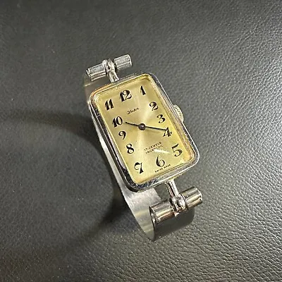 Vintage Lator 17 Jewels Incabloc Swiss Made Ladies Wrist Watch Stainless Steel • $75