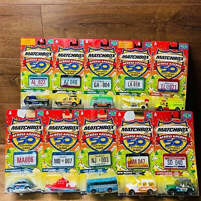 Mattel Matchbox Across America 50th Birthday Series Vintage Toy Cars 2001 • $11.99