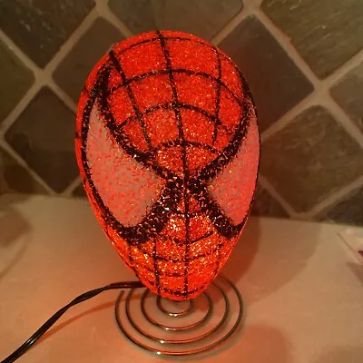 Marvel Comics SpiderMan Lamp Night Light Bobble Head Type Collectible • $24.97