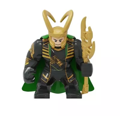 Marvel Avenger Villian Loki  Building Block Large 7.5cm+text For More Characters • £15.95