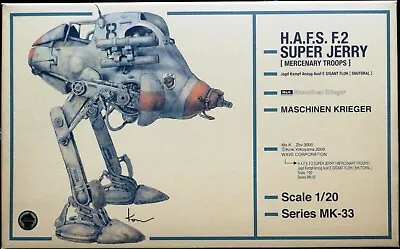 Wave Super Jerry HAFS F2 Gigant Floh JKA E 1/20 Scale SF3D Maschinen Krieger • £175