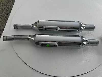 2006 Triumph Scrambler OEM Exhaust Silencers (top And Bottom) • $169.99