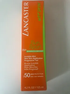£15 • Buy Lancaster Sun Sport Invisible Mist Wet Skin Application Progress Tan SPF50 