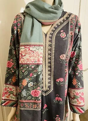 Pakistani  Designer Nishat Linen Like Khaadi Limelight Ethnic ( REDUCED) • £29.99