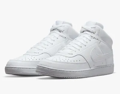 White Nike Air Force 1 Hightop Shoes Trainer Womens  • $35