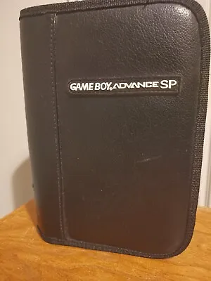 Nintendo  Game Boy Advance SP Case - Black Faux Leather. Black.  • £21.99