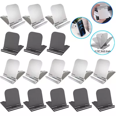 Lot Foldable Cell Phone Desk Stand Holder Mount Cradle For Phone Tablet IPad • $3.99