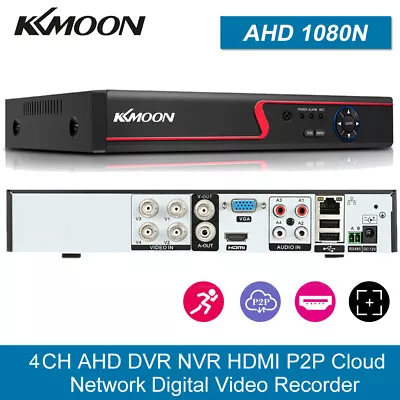 KKMOON 4Channel 5MP Lite DVR HD 1080p Recorder For Security Camera System Q2L3 • $43.93