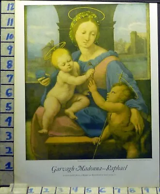1924 Garvagh Madonna Raphael Angel Jesus Christ Religion Art Dc Ax98 • $24.95