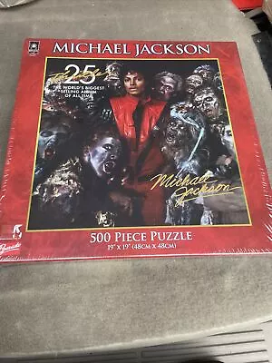 Michael Jackson 500 Piece Puzzle 25th Thriller 2011 Sealed NIB Bepuzzled • $40