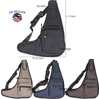 Mens Womens Sling Bag Chest Shoulder Backpack Fanny Pack Crossbody Travel (2) • $7.95