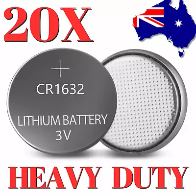 CR1632 Battery 3V Lithium Coin Cell Button Watch Toy Batteries AUSTRALIAN SELLER • $2.35