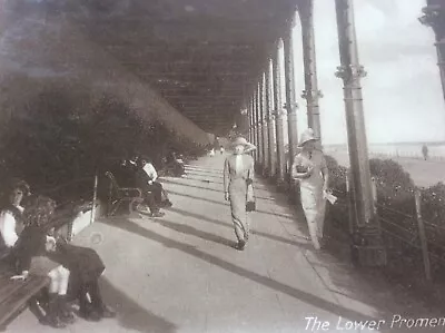 Kemptown Brighton Postcard Lower Promenade Real Photo J Welch Portsmouth 1915 • £14.99