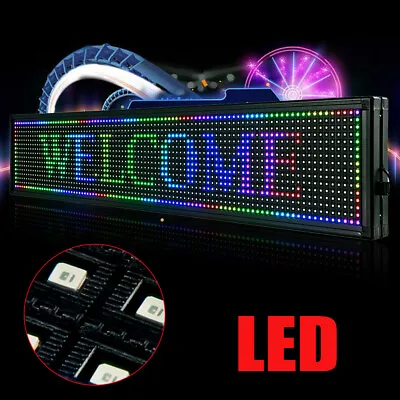 Scrolling Message Display Board Outdoor Advertising Business Sign Programmable • $72.20