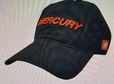 Mercury Outboards Parts  New   M  Mercury Black & Red *  Cap Hat   • $20.95