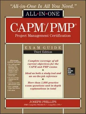 Capm/Pmp Project Management Certification All-In-One Exam Guide Third Edition • $5.78