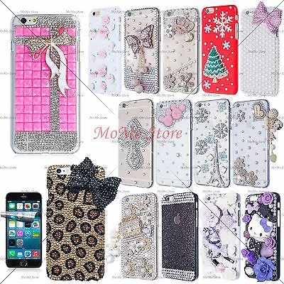 New 3D Bling Design Luxury Handmade Crystal Diamante Case Cover For Apple IPhone • $5.99