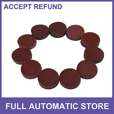 100pcs 2 Inch Hook And Loop Sanding Discs Pads 60 80 120 180 240 320 400 Grits • $10.79