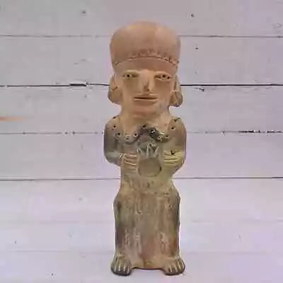 Mexican Clay Mayan Aztec Statue Figure  • $35