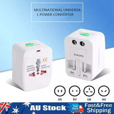 $12.79 • Buy US/UK/AU/EU Universal International Travel Power Adapter Convertor Plug Power