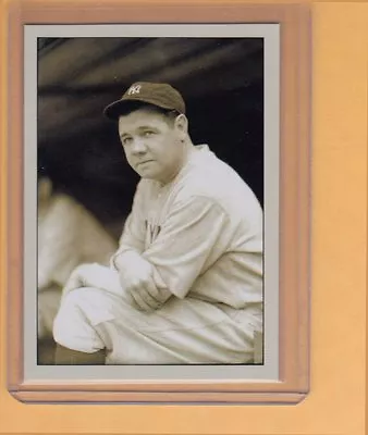 Babe Ruth Ny Yankees / Signature Photo Card Plutograph Serial #/200 Nm+ Cond. • $13.95