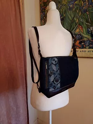 NWOT CHALA Retro Convertible Bag Crossbody Backpack Denim Blue  • $50