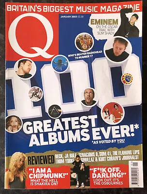 Q Britain's Biggest Music Magazine 198 January 2003 In Good Vintage Condition • $11.67