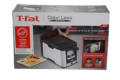 SEE NOTES T-fal FR600D51 Odorless Deep Fryer W 3.5 Liter Oil Capacity Stainless • $89.96